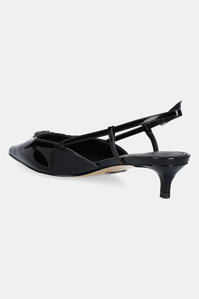 Παπούτσια Δερμάτινες γόβες Guess JESSON FLPJES.PAT05.BLACK μαύρο