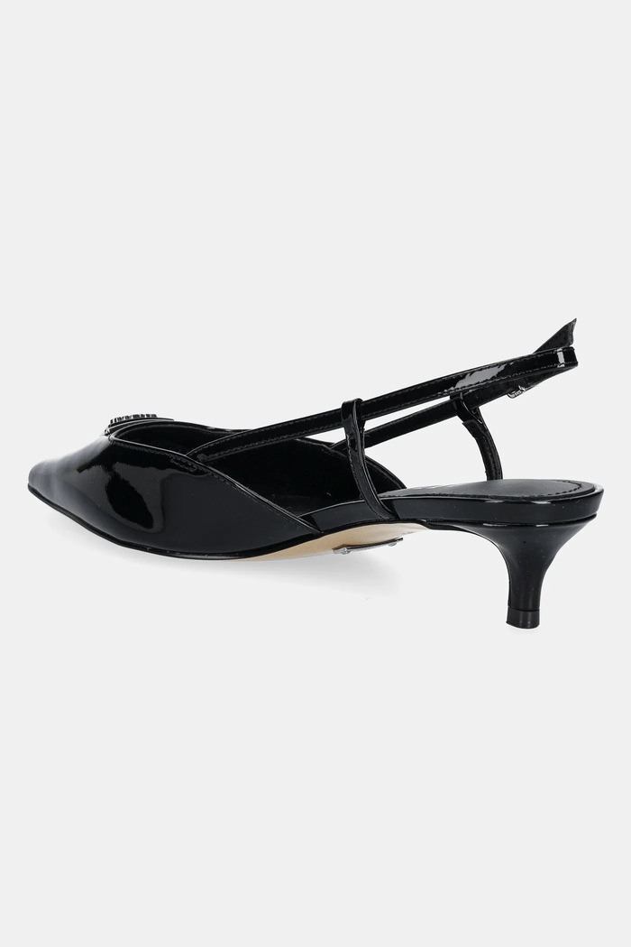 Παπούτσια Δερμάτινες γόβες Guess JESSON FLPJES.PAT05.BLACK μαύρο