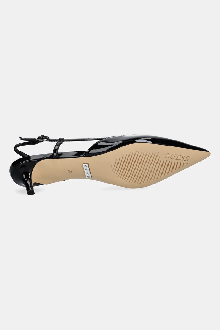 Δερμάτινες γόβες Guess JESSON FLPJES.PAT05.BLACK μαύρο