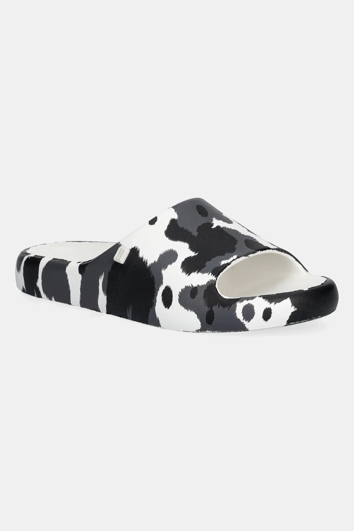 Šľapky Melissa MELISSA FREE PRINT SLIDE AD plochý čierna M.33973.BC247