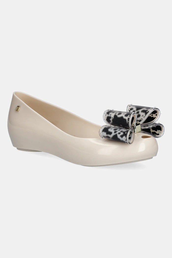Melissa baleriny MELISSA ULTRAGIRL CLASSIC BOW AD Planet friendly beżowy M.35965.BC901