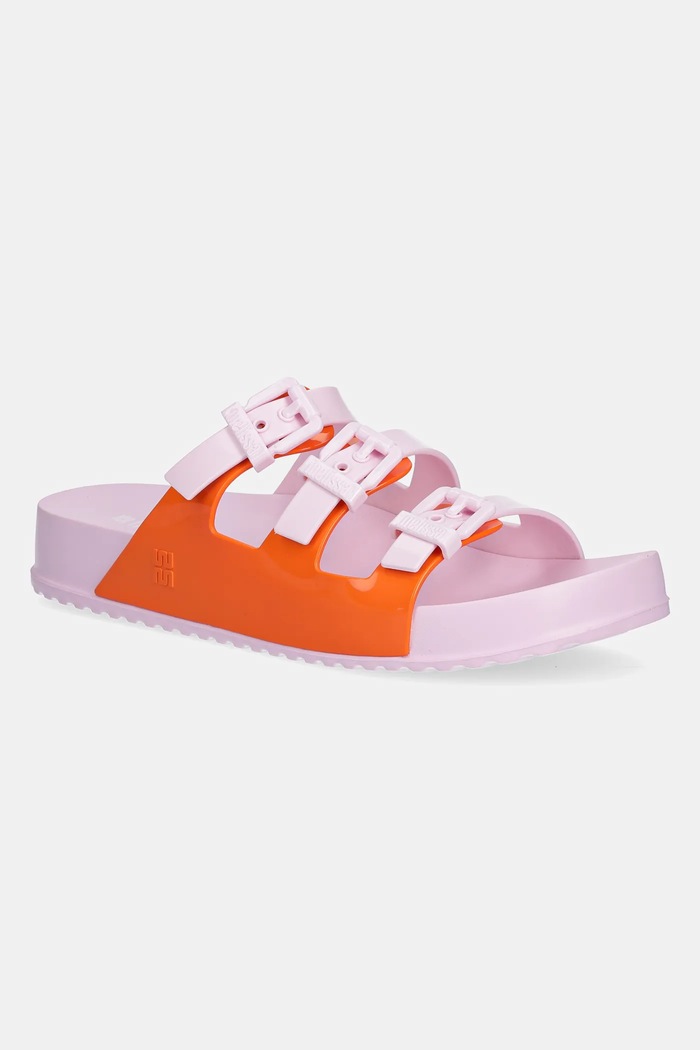 Melissa ciabatte slide MELISSA COZY STRIPES AD flat rosa M.35943.BC956