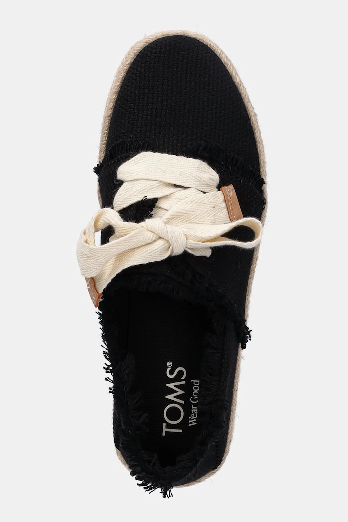 Toms tenisówki BEACHSIDE WOVEN/FRAY czarny 10021856