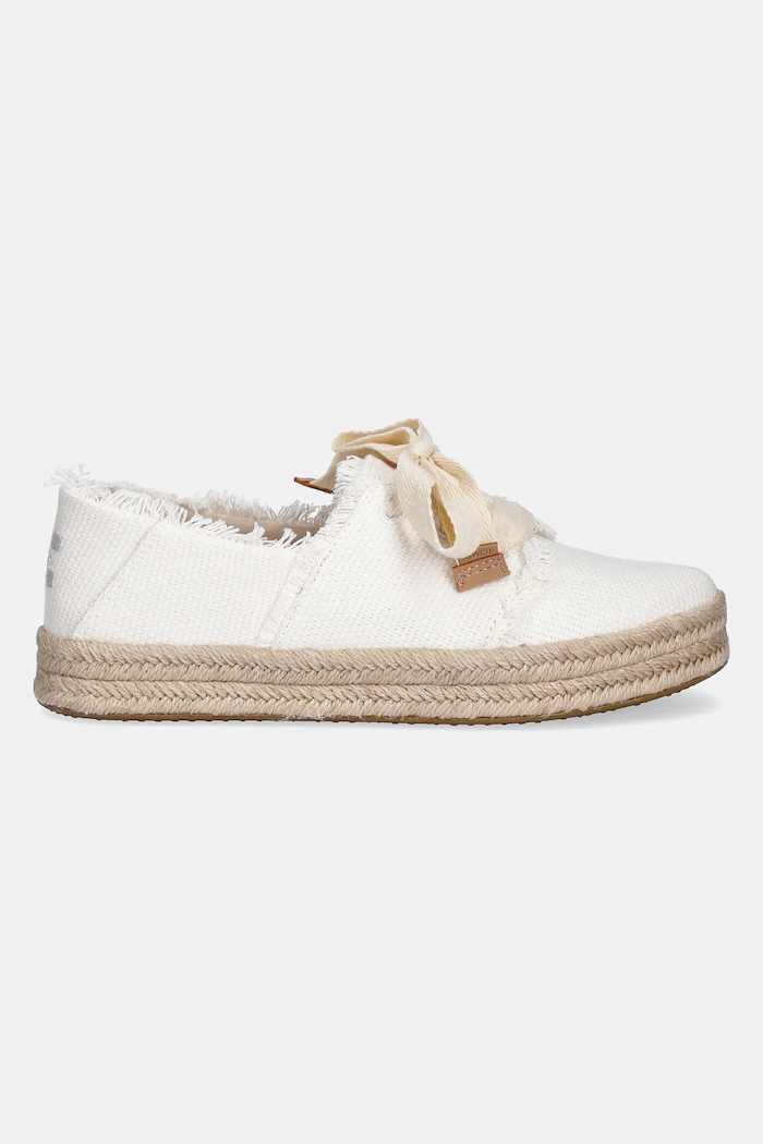 Tenisky Toms BEACHSIDE WOVEN/FRAY 10021879 biela SS26