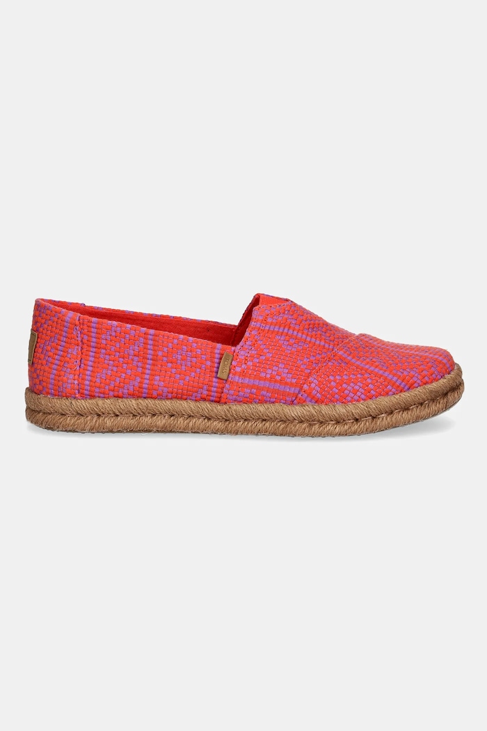 Espadrile Toms DIAMOND GLOBAL 10021885 crvena SS25