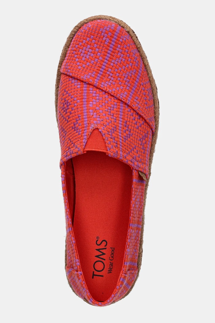 Espadrile Toms DIAMOND GLOBAL crvena 10021885