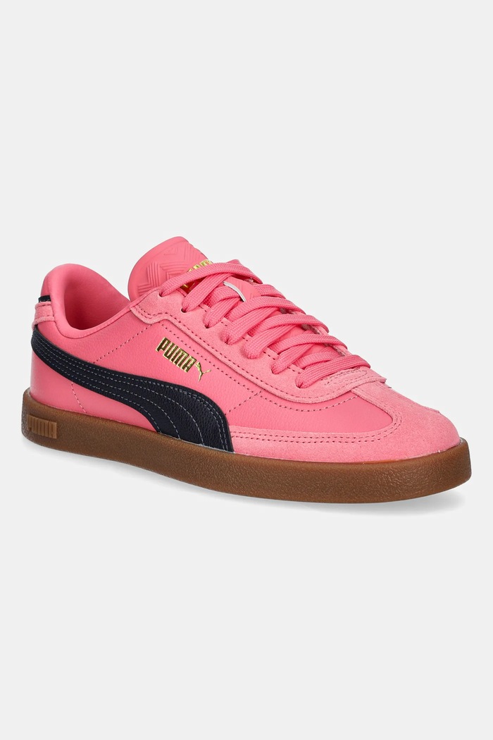Sneakers boty Puma Puma Club II semišová kůže růžová 397447.D