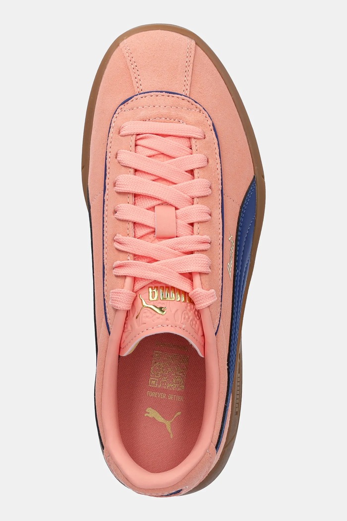 Puma Puma Club Klassika SD sneakersy damskie zamszowe pomarańczowy 400718