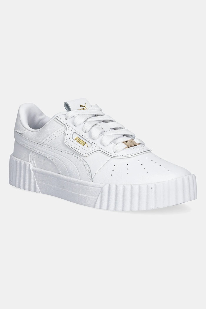Tenisky Puma Carina 3.0 Luxe usňová koža biela 400724