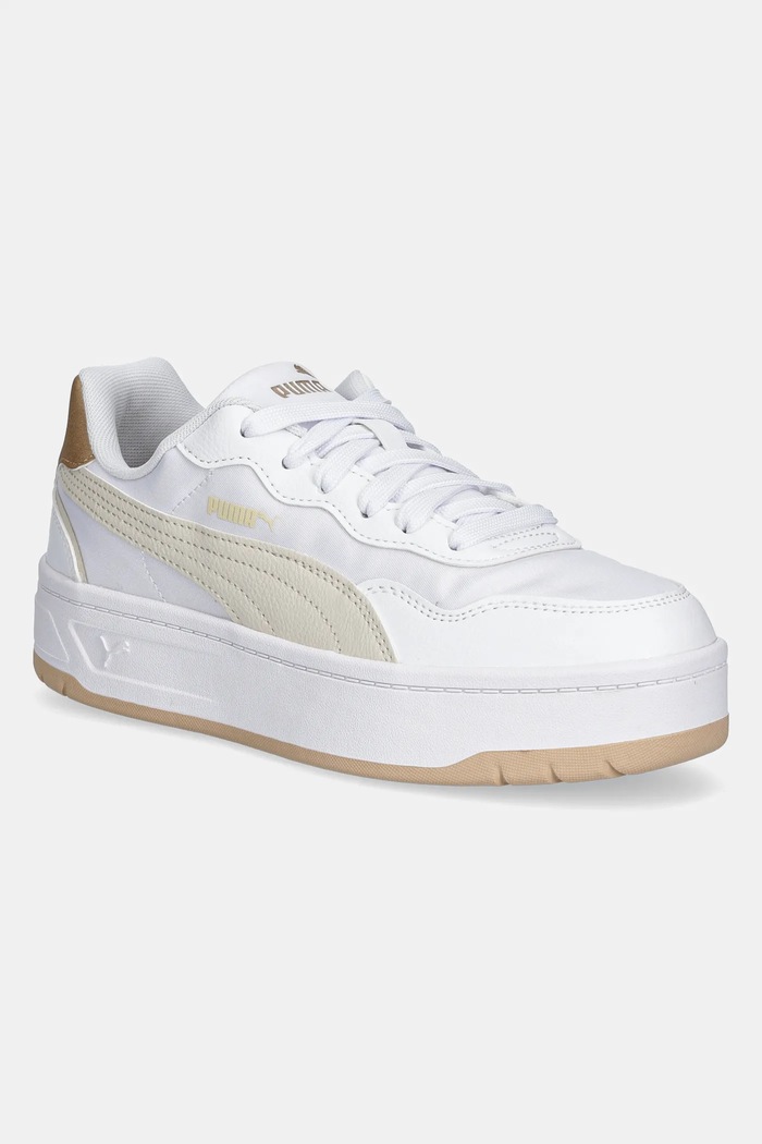 Sneakers Puma Court Lally Skye συνθετικό λευκό 401613