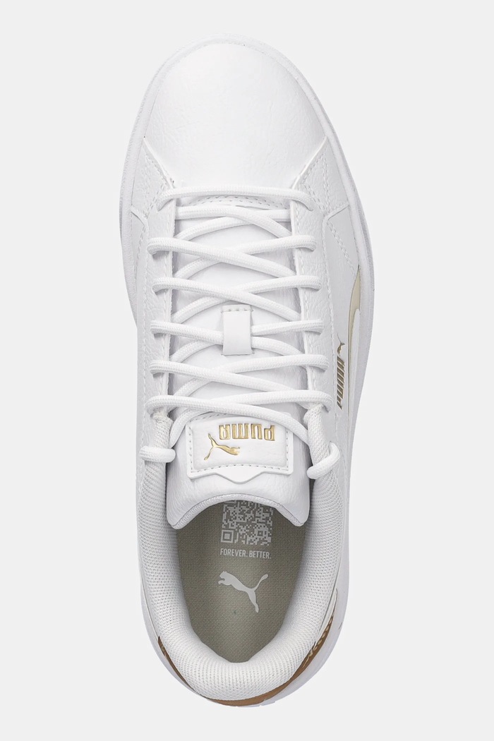 Sneakersy skórzane Karmen II Puma 401614 biały