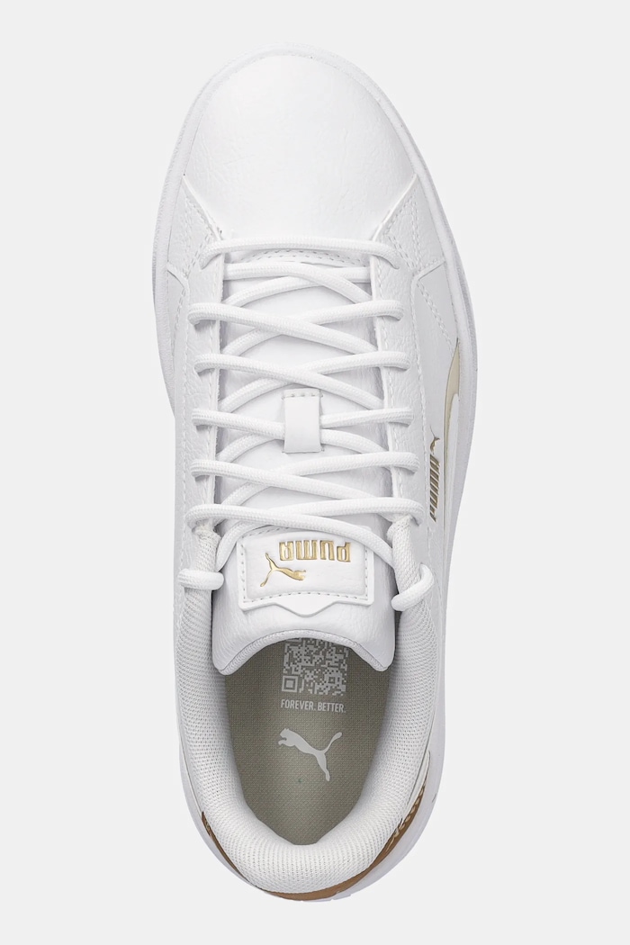 Sneakersy skórzane Karmen II Puma 401614 biały
