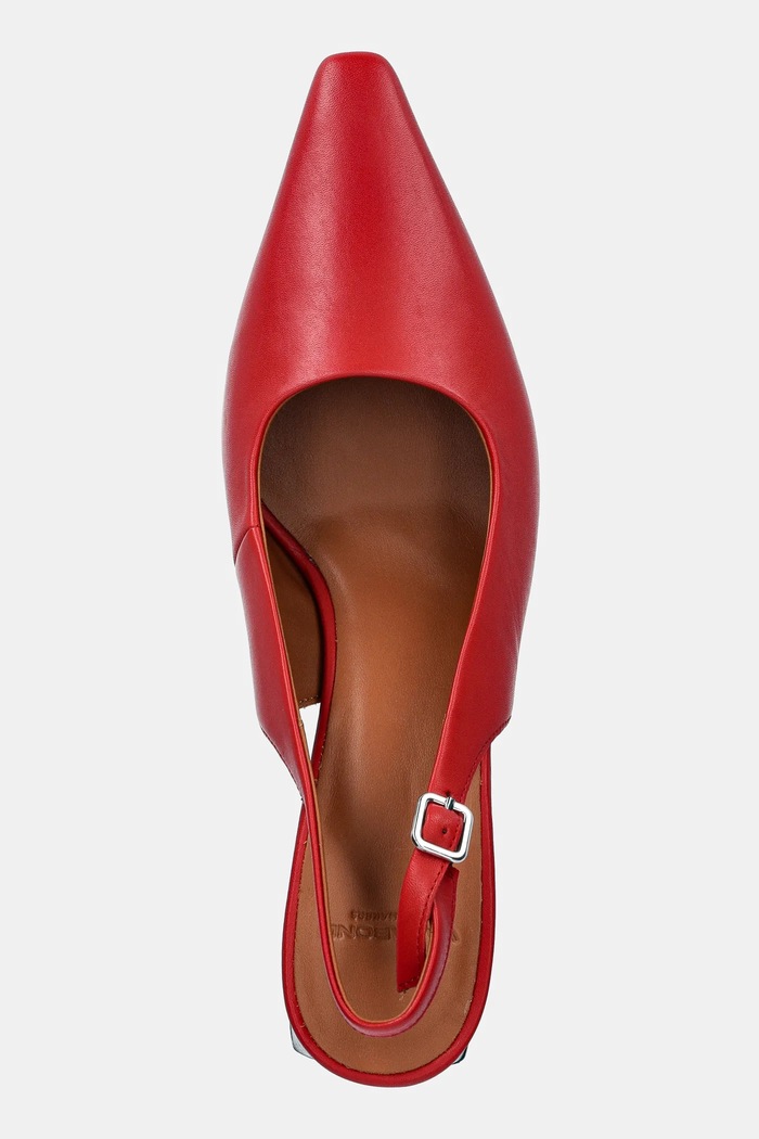 Vagabond Shoemakers czółenka skórzane ALTEA czerwony 5740.401.48