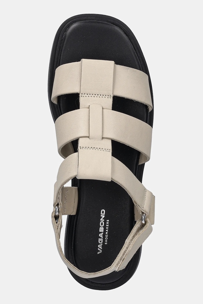 Vagabond Shoemakers sandały skórzane CONNIE beżowy 5957.101.02