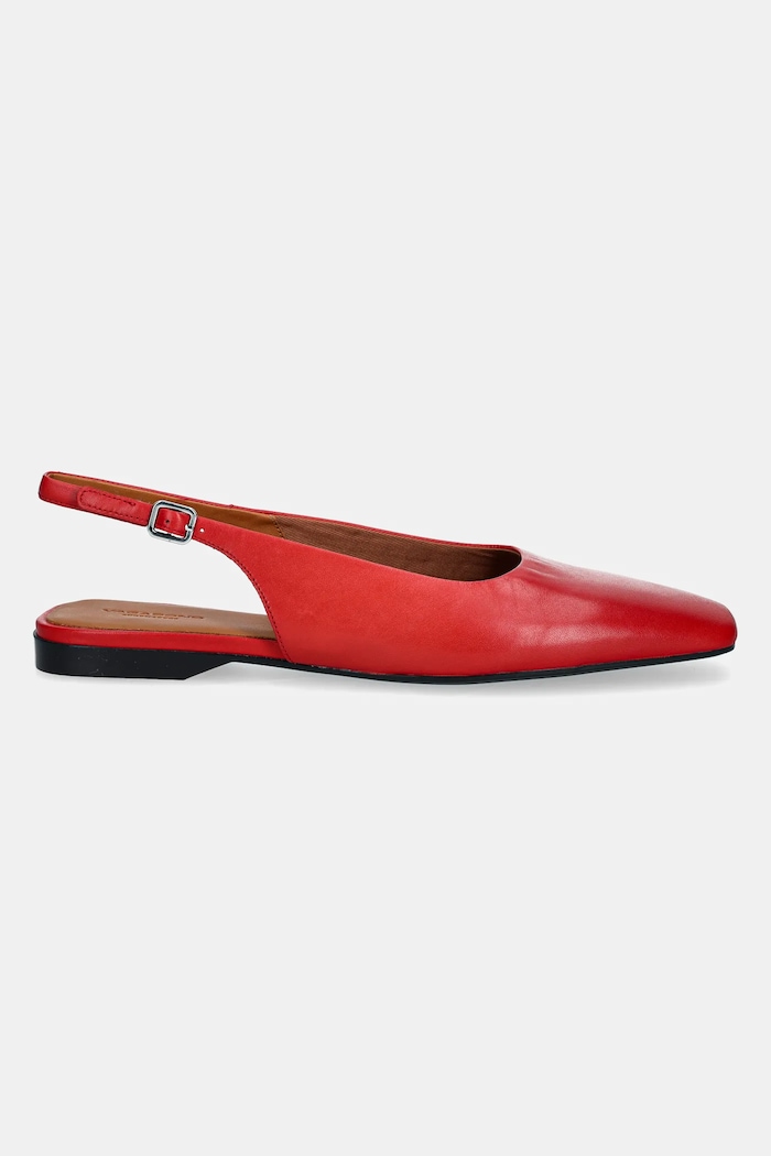 Vagabond Shoemakers Baleriny skórzane DELIA 5907.201.48 czerwony SS25