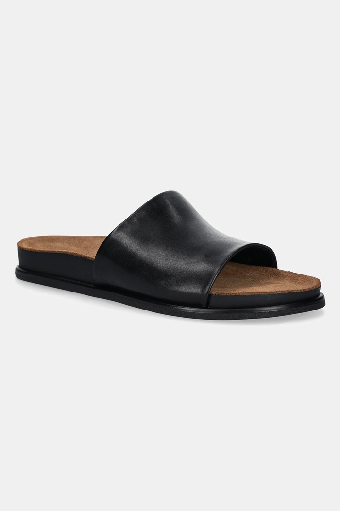 Kožené šľapky Vagabond Shoemakers EFFIE usňová koža čierna 5922.001.20