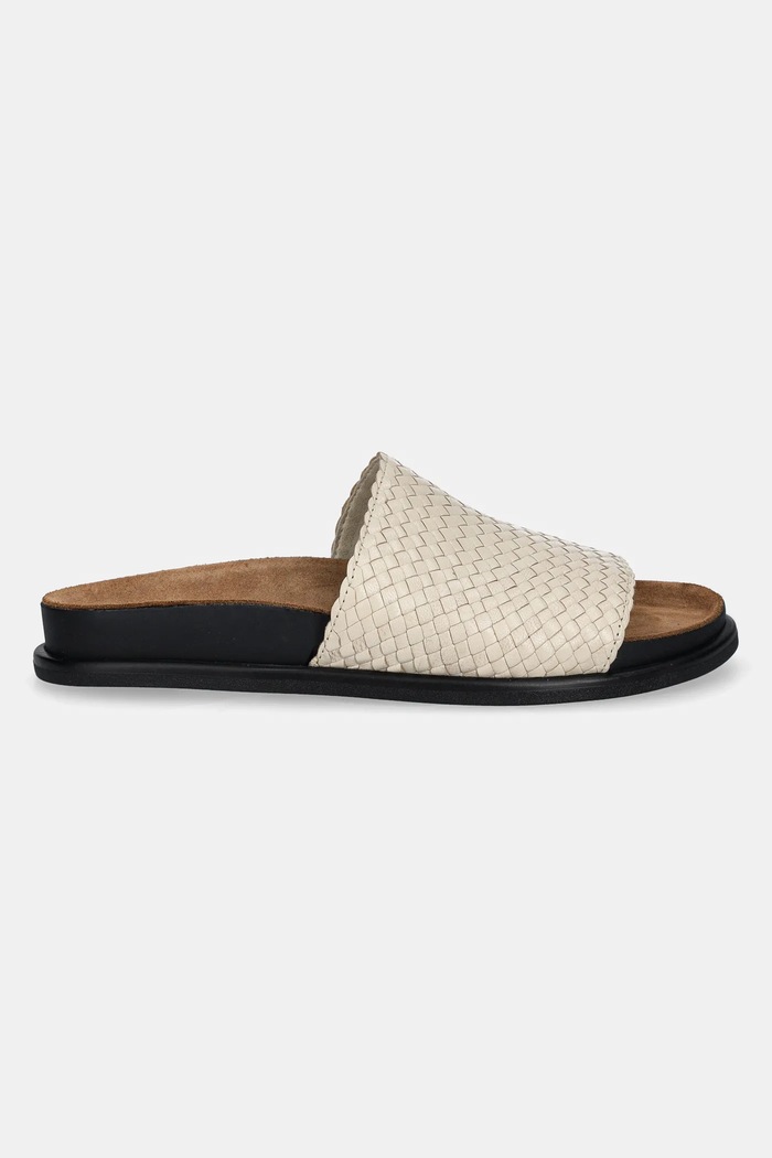 Δερμάτινες παντόφλες Vagabond Shoemakers EFFIE 5922.125.37 μπεζ SS25