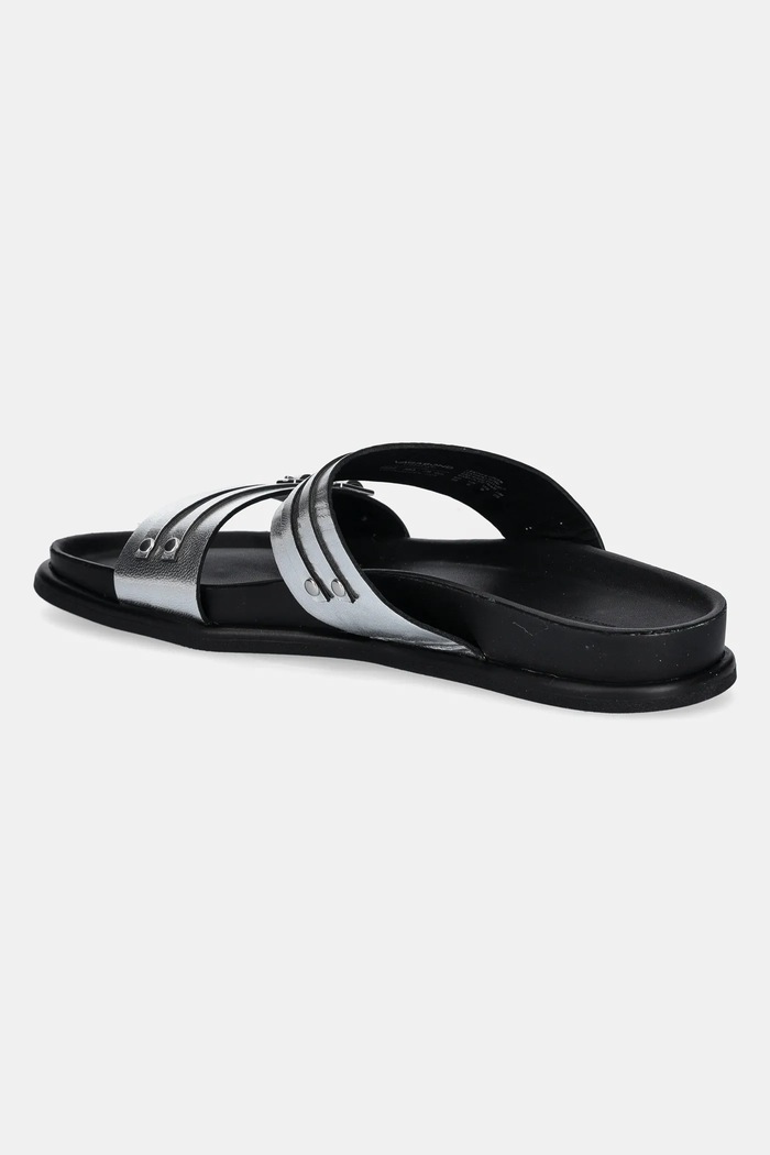 Obuv Kožené šľapky Vagabond Shoemakers EFFIE 5922.383.79 strieborná