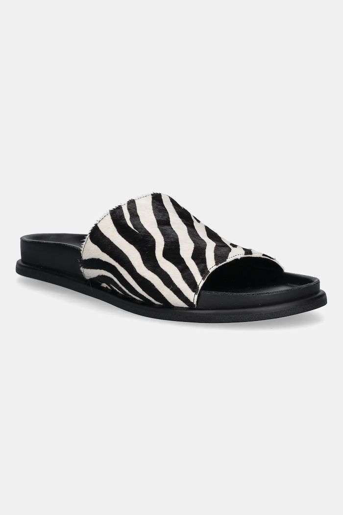 Παντόφλες σουέτ Vagabond Shoemakers EFFIE φλατ μαύρο 5922.461.87