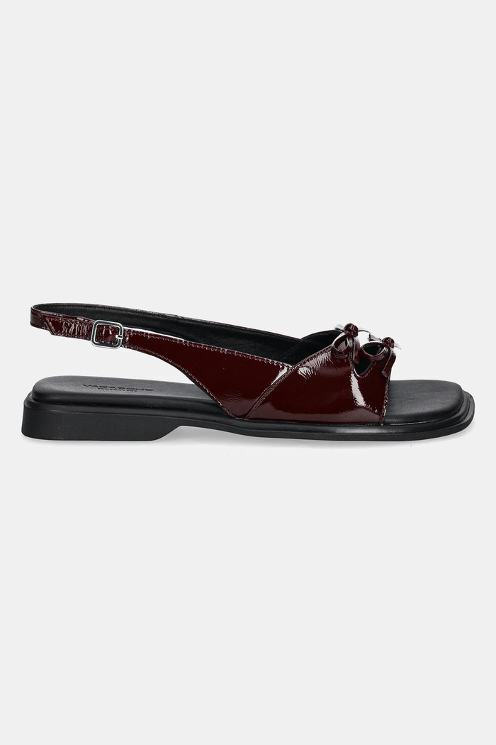 Vagabond Shoemakers sandały skórzane IZZY 5913.160.38 bordowy SS25