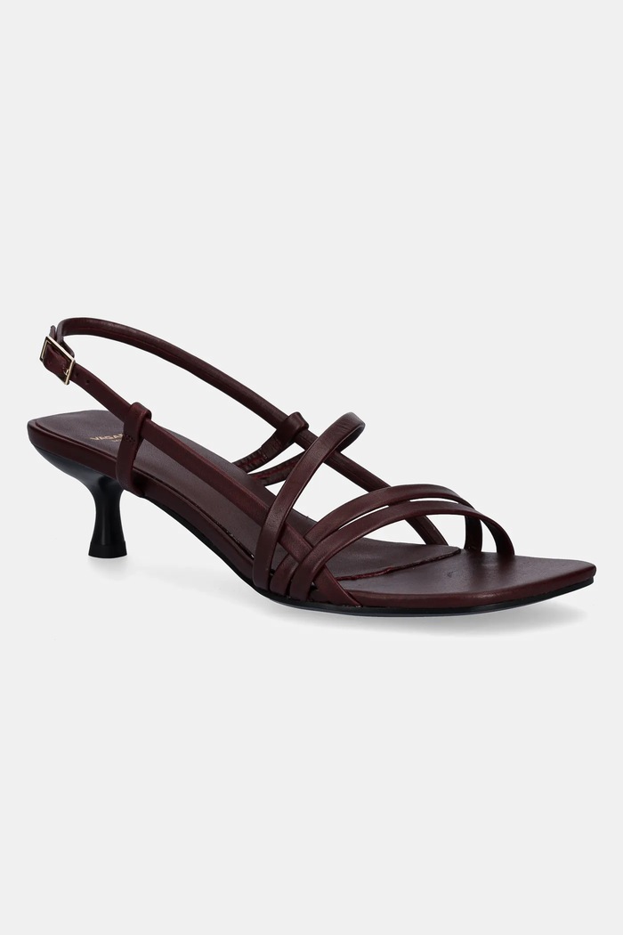 Δερμάτινα πέδιλα Vagabond Shoemakers JONNA στιλέτο μπορντό 5751.001.38