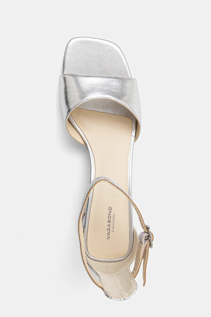 Sandały skórzane PIPER Vagabond Shoemakers 5921.083.79 srebrny