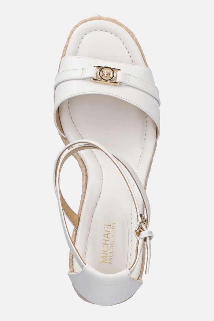 Kožené sandály MICHAEL Michael Kors Mandy bílá 40R5MAMS2L.085