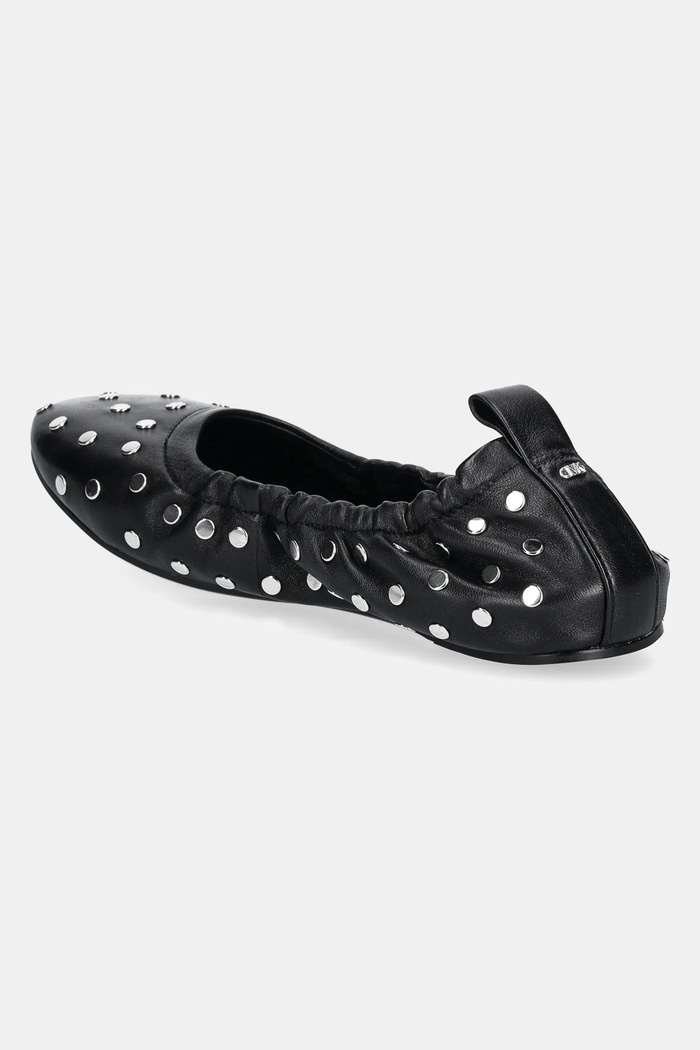 Boty Kožené baleríny MICHAEL Michael Kors Amy 40S5AYFP2L.001 černá
