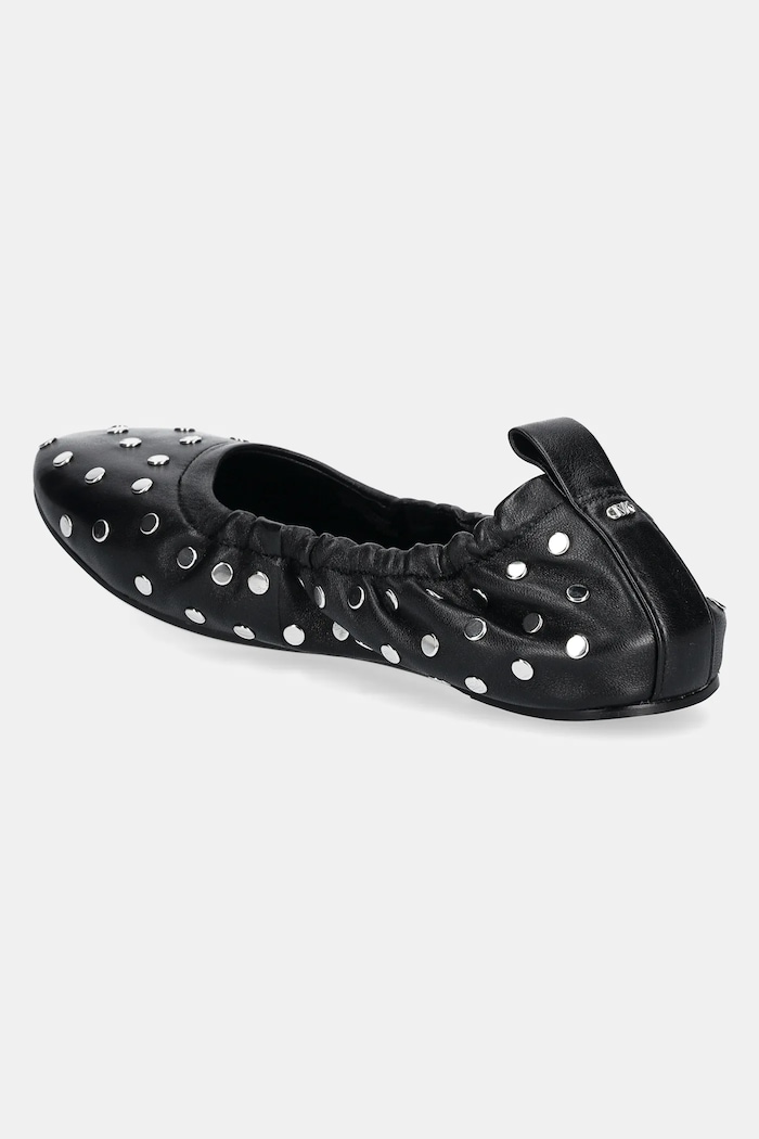 Boty Kožené baleríny MICHAEL Michael Kors Amy 40S5AYFP2L.001 černá