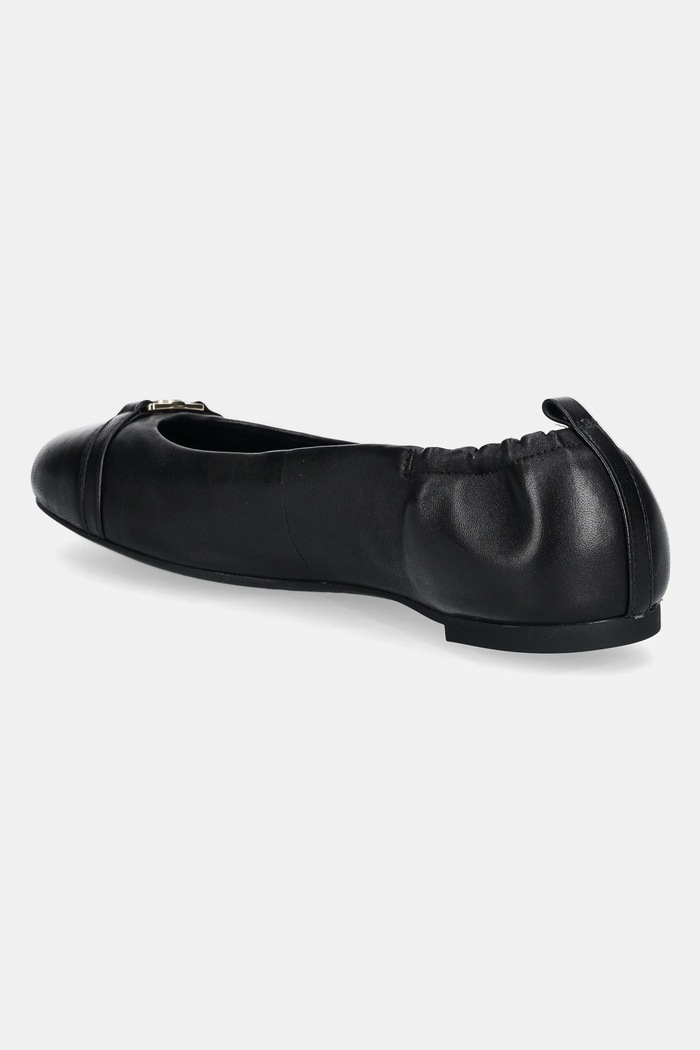 Obuwie MICHAEL Michael Kors Baleriny skórzane Mandy 40S5MAFP1L.001 czarny