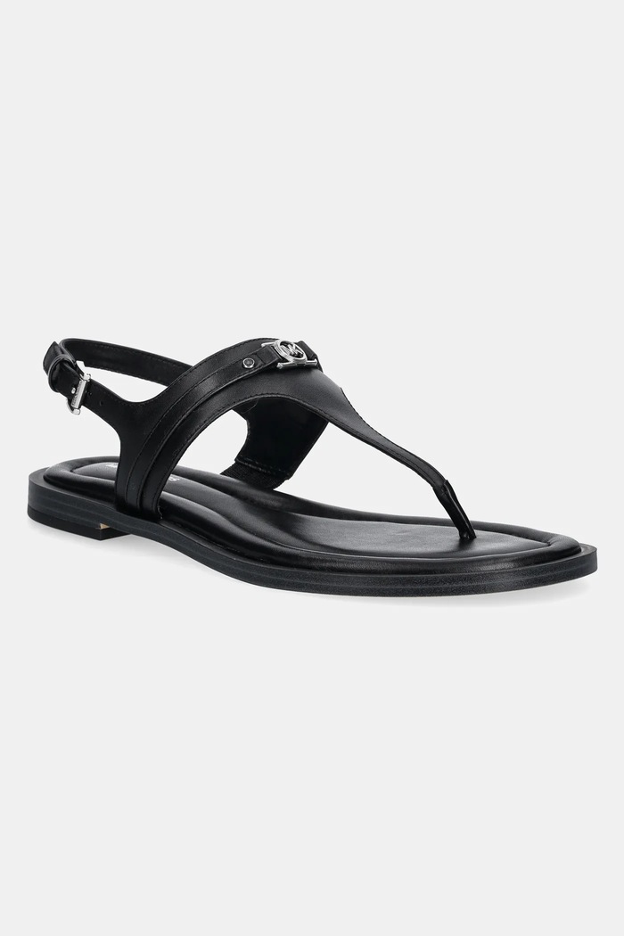 Sandály MICHAEL Michael Kors Many bez podpatku černá 40S5MAFS4L.001