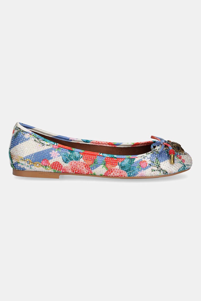 Kurt Geiger London baleriny Eagle Ballerina 9790619609.WHITEOTH multicolor SS25