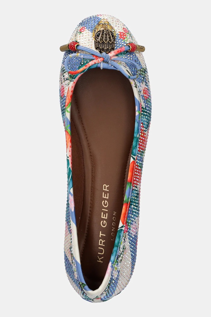 Kurt Geiger London baleriny Eagle Ballerina multicolor 9790619609.WHITEOTH