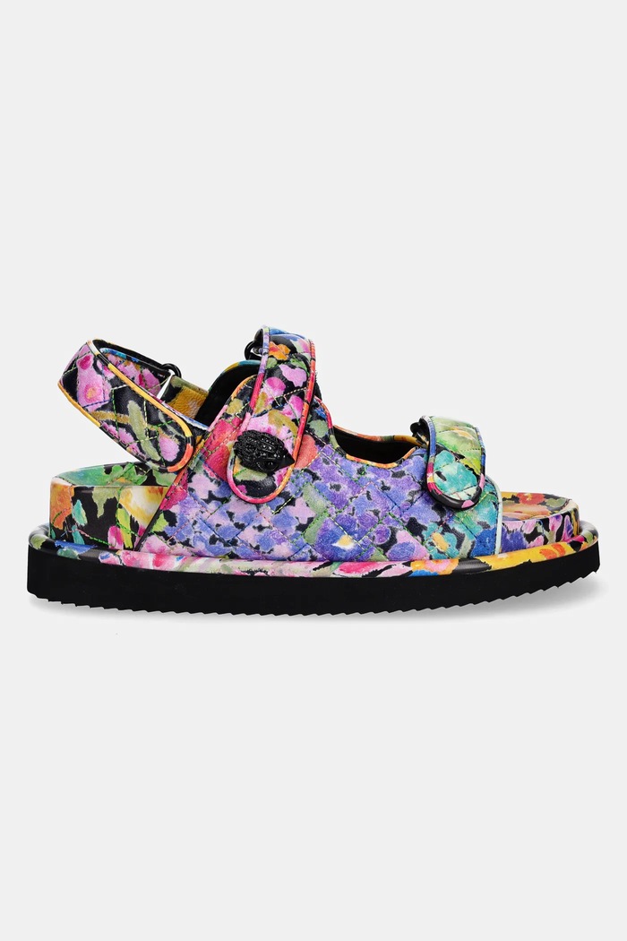 Kurt Geiger London sandały skórzane Orson 3469609109.BLKOTH multicolor SS25