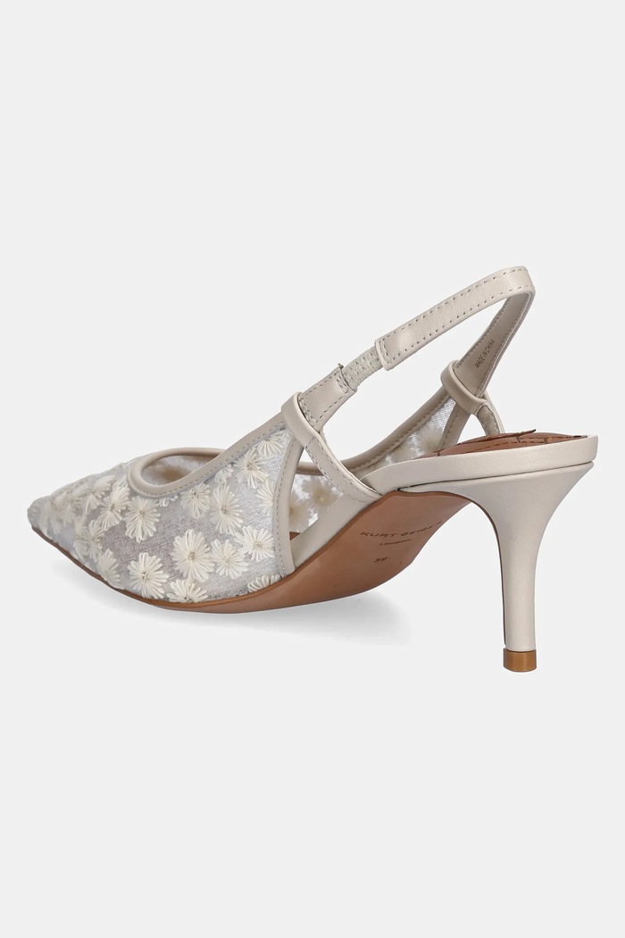 Boty Lodičky Kurt Geiger London Belgravia Sling 538642609.CREAM béžová