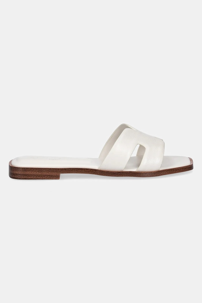 Kožené pantofle Aldo ITSANDAL 13991497 béžová SS25
