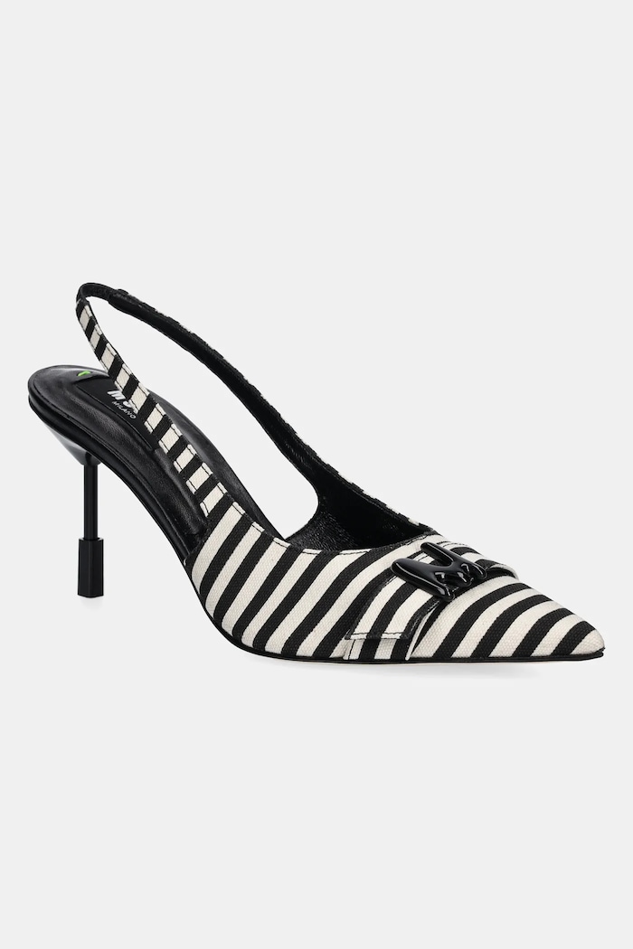 MSGM pantofi cu toc calcai expus negru 3841MDS834.962.99