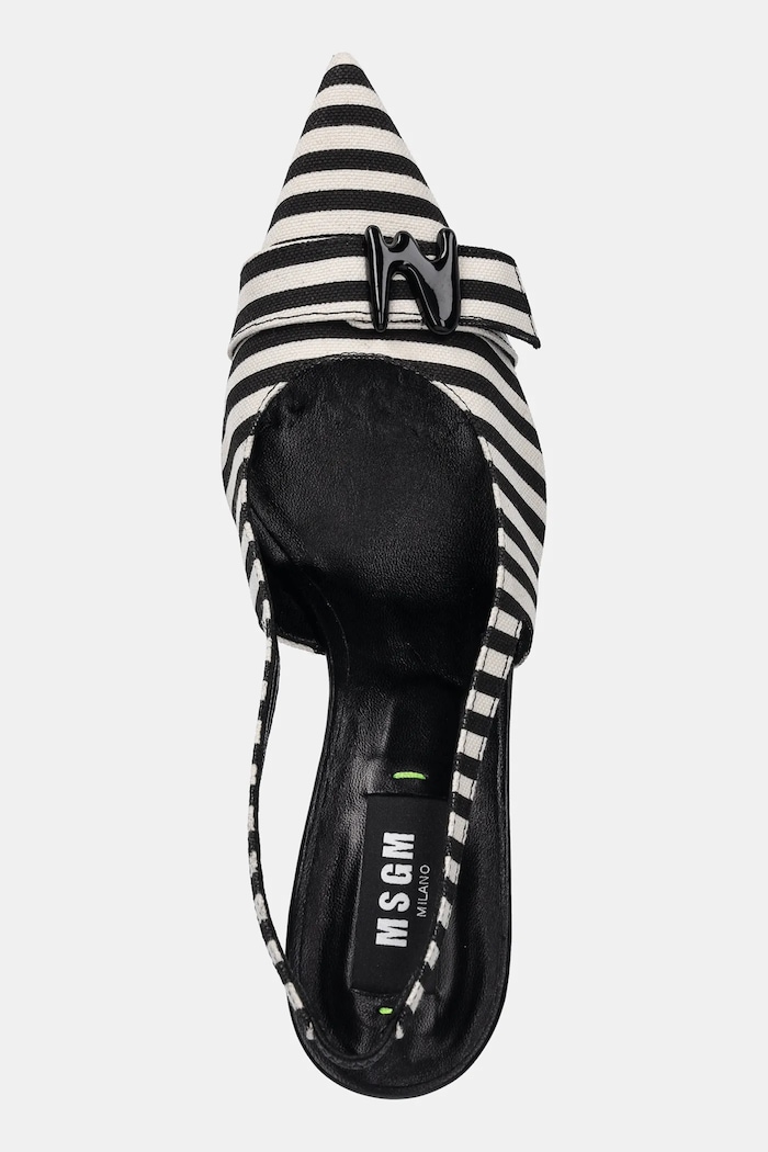 MSGM pantofi cu toc negru 3841MDS834.962.99