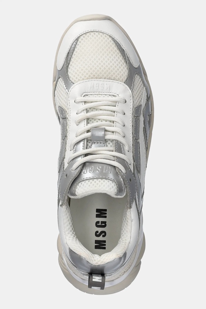 Маратонки MSGM сребърен 3841MDS301.914.01