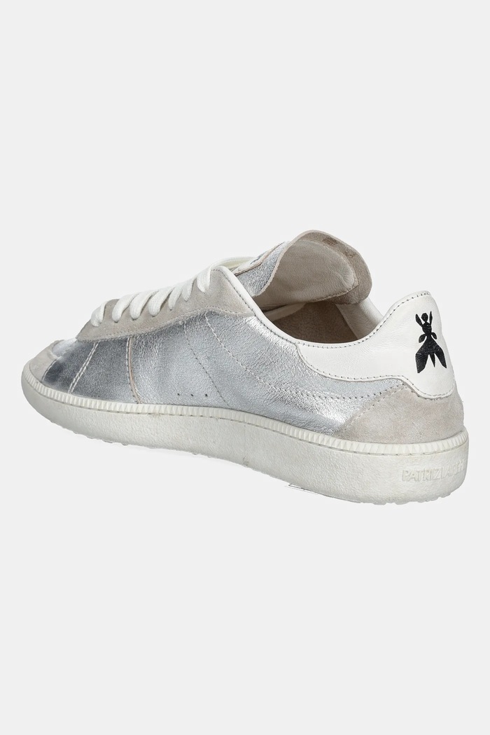 Obuwie Patrizia Pepe sneakersy skórzane 2Z0065.L154.S125 srebrny