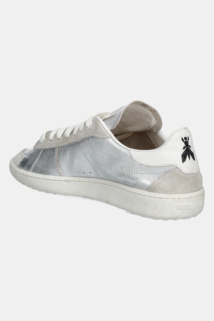 Obuwie Patrizia Pepe sneakersy skórzane 2Z0065.L154.S125 srebrny