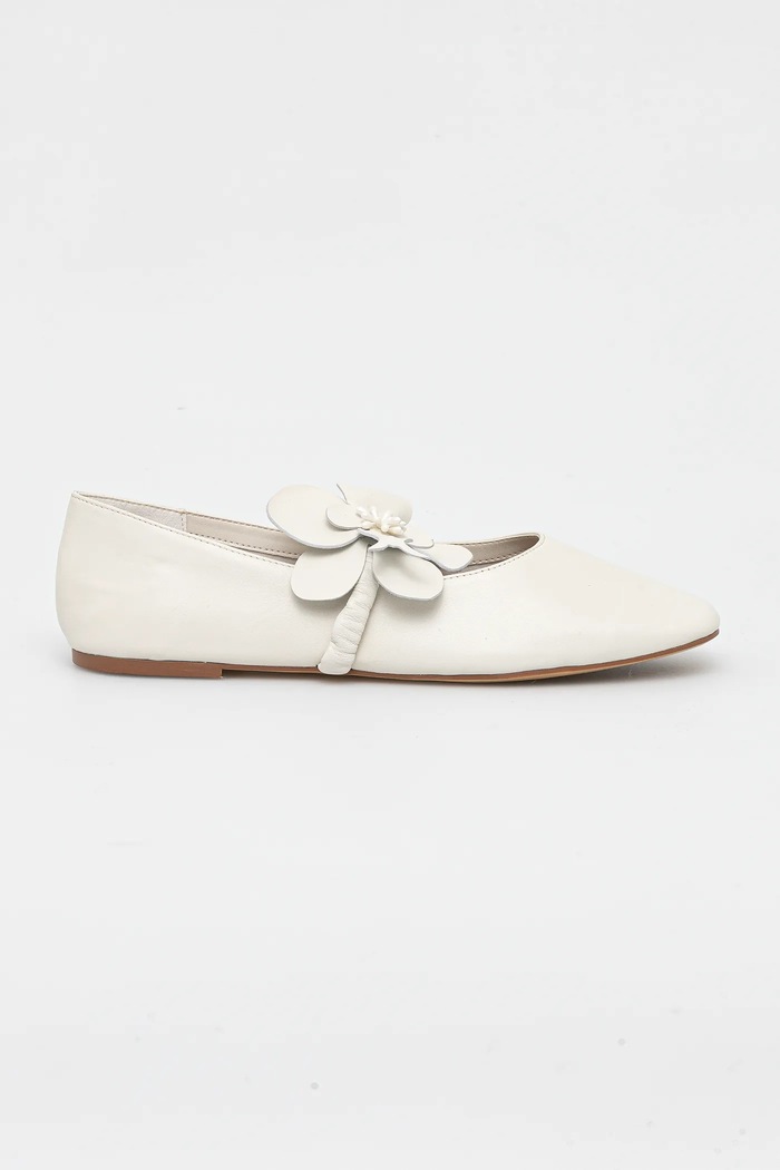 Δερμάτινες μπαλαρίνες Aldo FLORALINA 13966794 μπεζ SS25