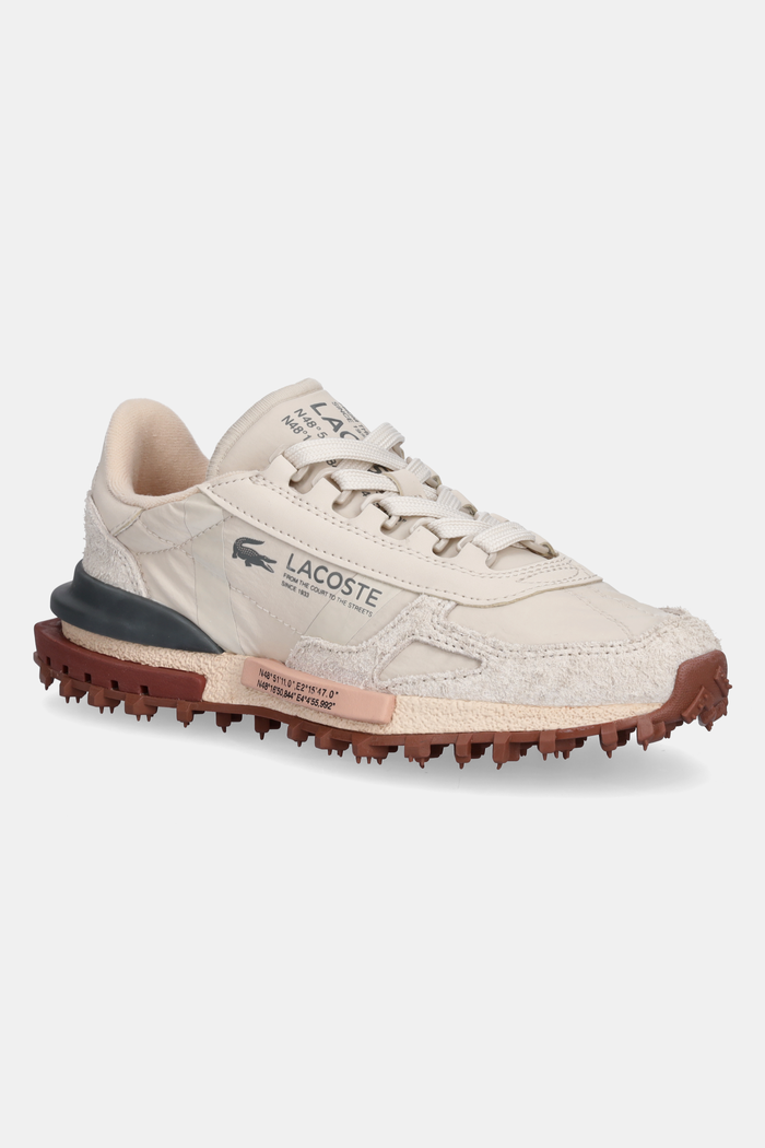 Tenisky Lacoste ELITE ACTIVE semišová koža béžová 49SFA0002