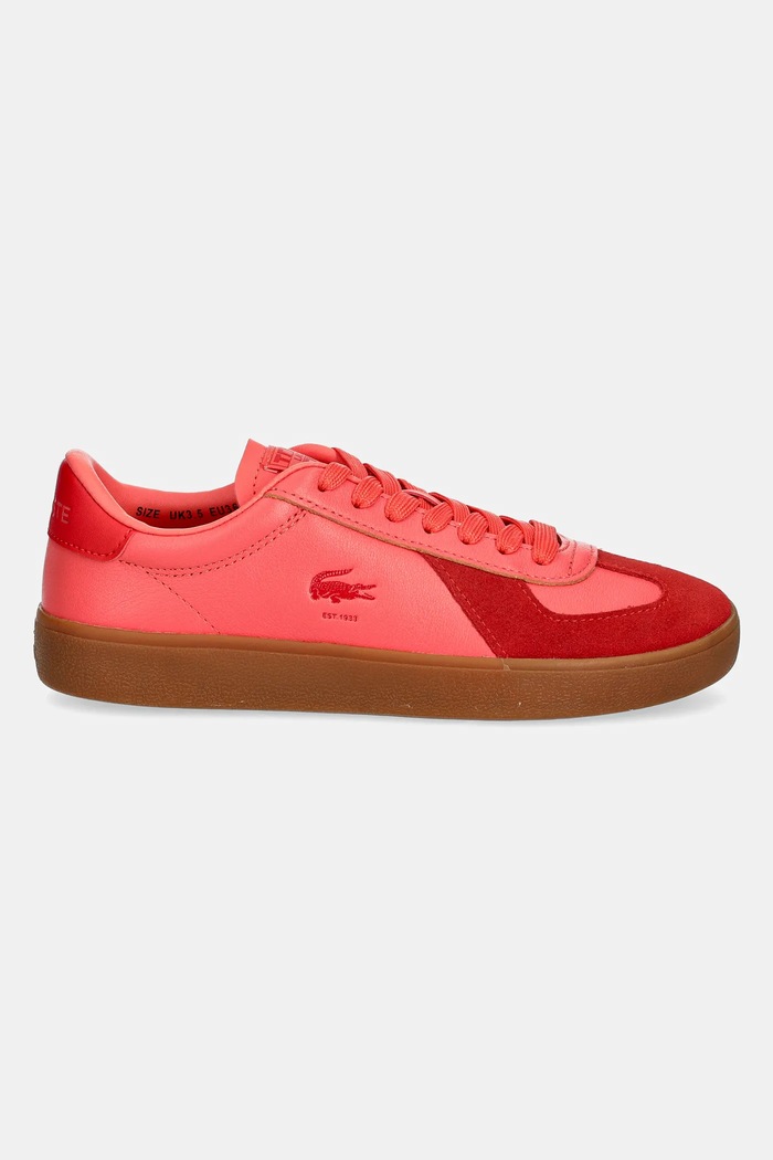 Kožené tenisky Lacoste BASESHOT PRO 49SFA0030 oranžová SS25