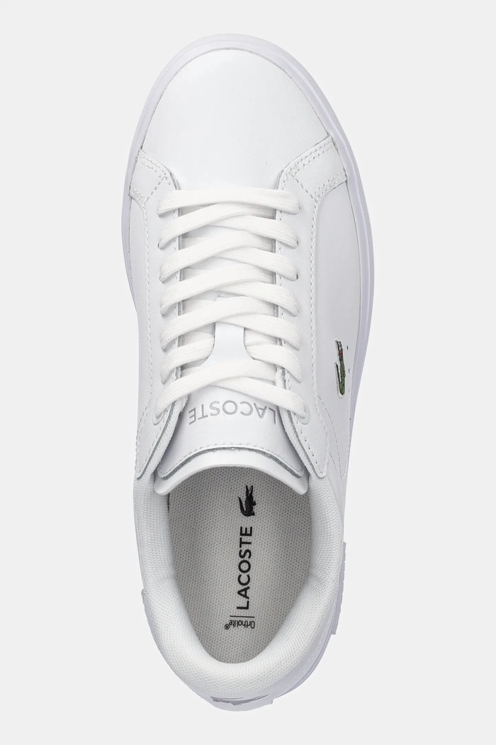 Lacoste bőr sportcipő POWERCOURT fehér 49SFA0086