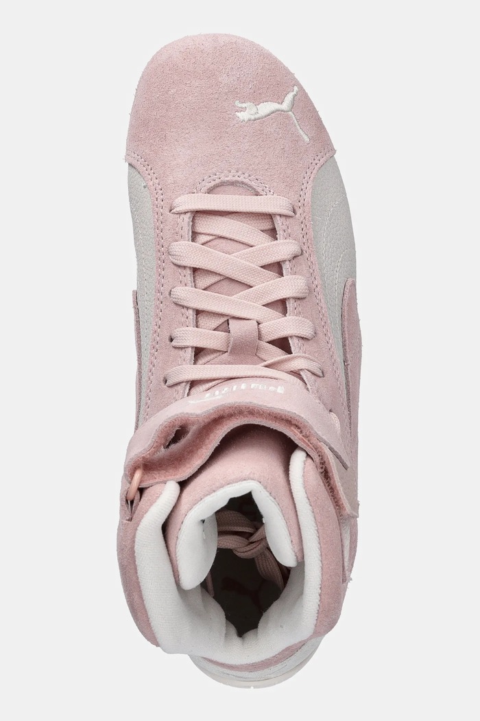 Semišové tenisky Puma Speedcat Mid ružová 400384