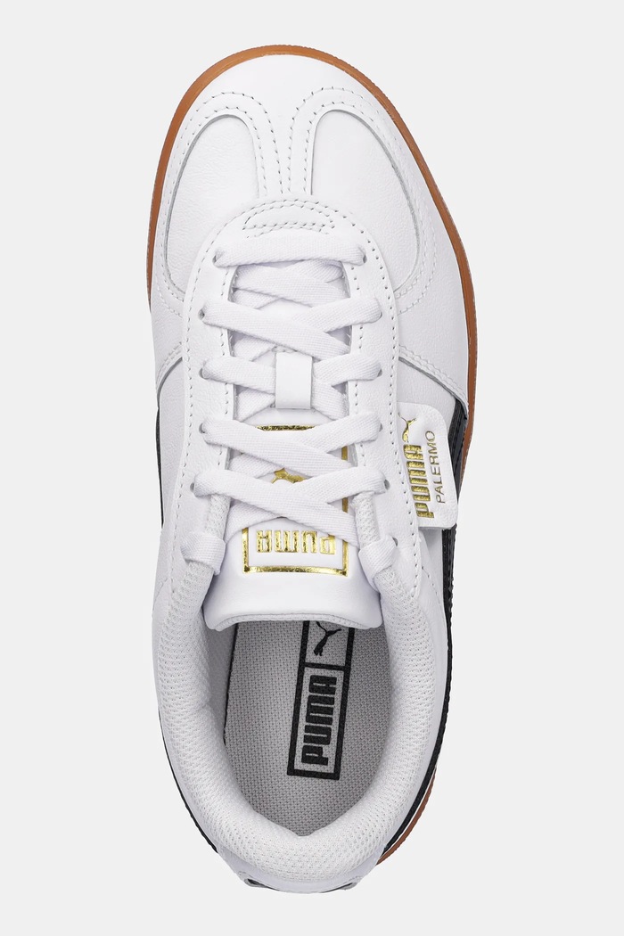 Puma sneakers din piele Palermo Elevata Lth Wns bej 400461