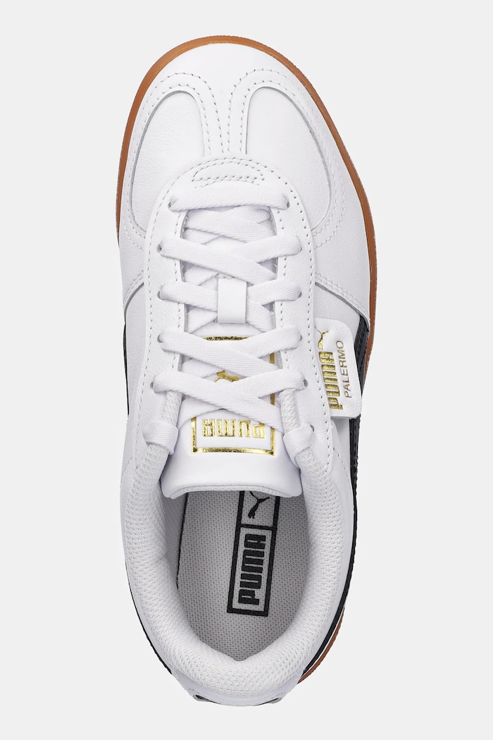 Puma sneakers din piele Palermo Elevata Lth Wns bej 400461
