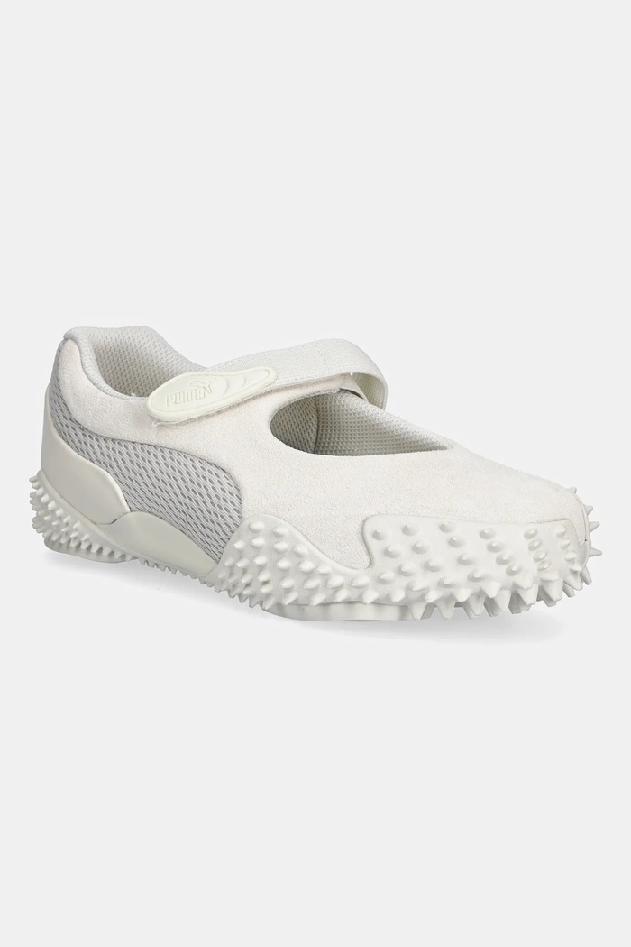 Puma suede ballet flats Mostro Fey PRM textile beige 401062