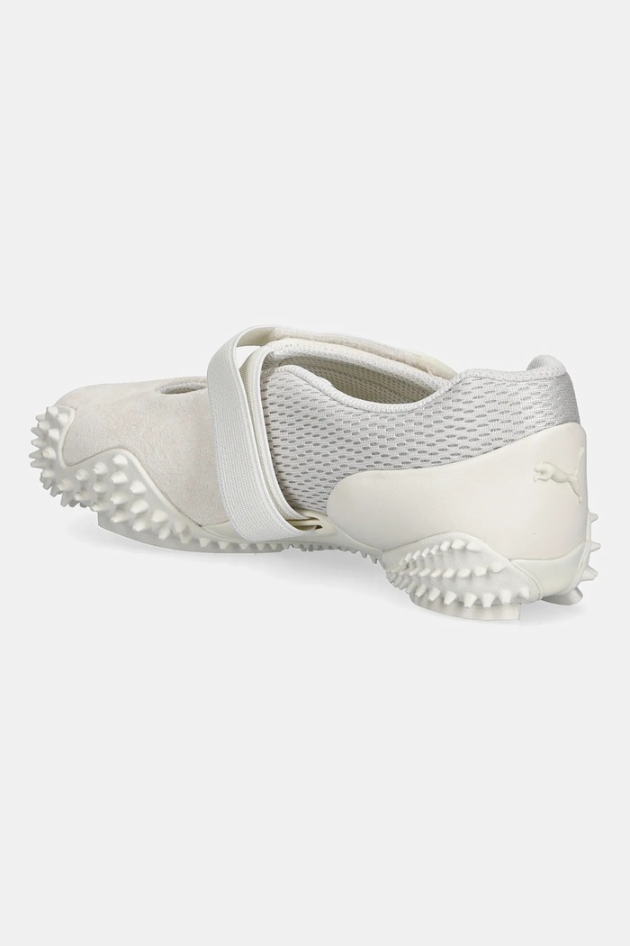 Shoes Puma suede ballet flats Mostro Fey PRM 401062 beige